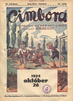 1924. október 26. Cimbora újság